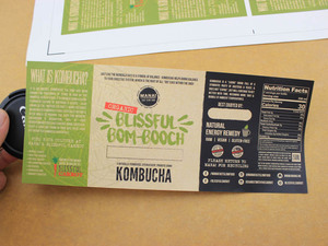 Özel tam renkli baskı gıda ürün barkod kendinden yapışkanlı Polyester küçük boy etiket etiket - Product Image 6