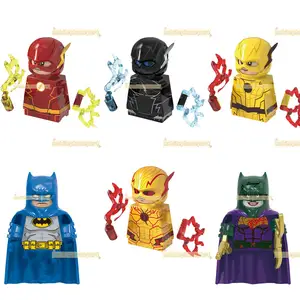 Super Heroes G0132 la figura Flash DC Movie Comic Version of Bat Zoom Reverse Flash Man Mini Bricks Building Block Figure Toy