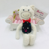 Fabricant OEM ODM – Adorables jouets en peluche en forme d'ours, porte-clés en peluche, porte-clés en peluche personnalisé, pendentif en peluche pour sac