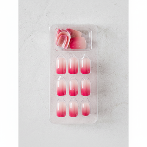 16 Uñas Postizas con Degradado # Uñas Postizas Profesionales para Diseño de Arte, Fácil Aplicación, Belleza Coreana, Arte de Manicura - Product Image 2
