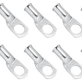 Terminales de Cobre Estañado AWG para Ingeniería Química, Bloques de Terminales de Calibre 8-10, Terminales de Crimpado Estándar Americano, Cables Redondos con Extremos Abocinados - Product Image 5