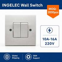 Interrupteur Ingelec Économiseur d'Énergie pour Maison, Bouton Va-et-Vient, Muraux Électriques en Bakélite, Contrôle Français