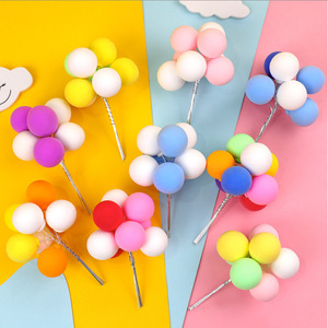 ปลั๊กตกแต่งเค้กบอลลูนหลากสีสันสำหรับงานวันเกิดเด็กและของประดับตกแต่ง - Product Image 1