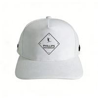 Casquette de baseball réglable de haute qualité à 6 panneaux, visière pré-courbée, tissu en maille à séchage rapide, patch en cuir, casquette de sport unisexe, casquette de golf