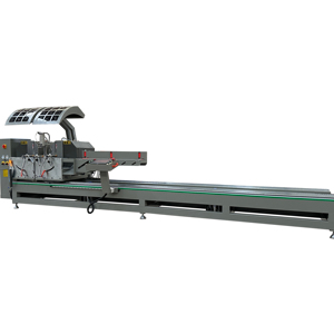 Scie de découpe de précision à double tête CNC intégrée pour la fabrication de fenêtres et de portes en aluminium et PVC - Product Image 1