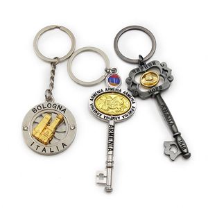 Unique <b>Custom</b> <b>Keychains</b> with Logo Zinc Alloy 3D Enamel Keyring for Souvenir Gifts - Product Image 1