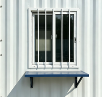Unité modulaire préfabriquée isolée en kit pour bureau de chantier / poste de sécurité / entrepôt de chantier