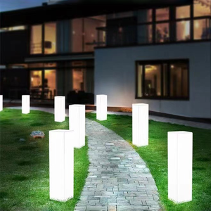 Piliers lumineux à LED RGB à changement de couleur à distance, en plastique, pour extérieur, lampadaires de Noël, CRI élevé 90 - Product Image 5