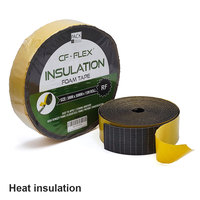 Matériau d'insonorisation en rouleau de mousse auto-adhésif de taille CF-FLEX personnalisable pour une isolation efficace des tuyaux