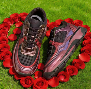 Chaussures de sport décontractées pour hommes de marque, de haute qualité, tendance de la mode luxueuse, respirantes, en cuir, toutes saisons - Product Image 5