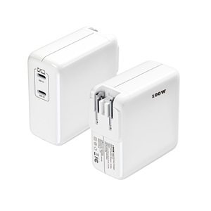 Cargador rápido de escritorio multipuerto GaN de 100W para EE. UU., compatible con Apple iPhone 15, teléfonos Samsung y portátiles. - Product Image 3