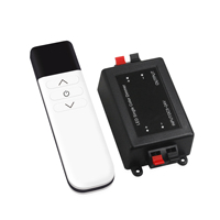 Télécommande 3 touches JEELITE JM-T1 en plastique DC12V 24C, portée 30M, pour variateur de lumière LED monochrome, idéale pour bande LED monochrome - Vente chaude