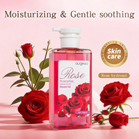 Gel Douche Hydratant Doux à l'Huile Essentielle de Rose 60ml Format Voyage Mini Gel Douche Nettoyant