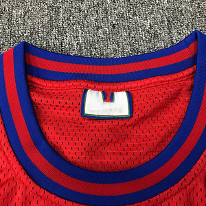 Custom Embroidered Basketball Jersey Red Mesh Team Vest Digital Print Sports Uniform for Adults Club Training - Product Image 6