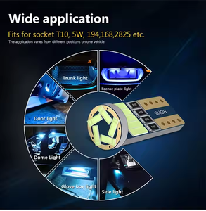 Ampoules LED T10 W5W Canbus 194 LED 4014 SMD 15 LED Blanches Sans Erreur pour Voiture, Éclairage Intérieur, Plafonnier, Carte, Coffre 12V - Product Image 6