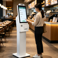 Système de point de vente Android 15,6 pouces pour auto-service, borne de commande, paiement QR, lecteur de carte NFC, affichage numérique