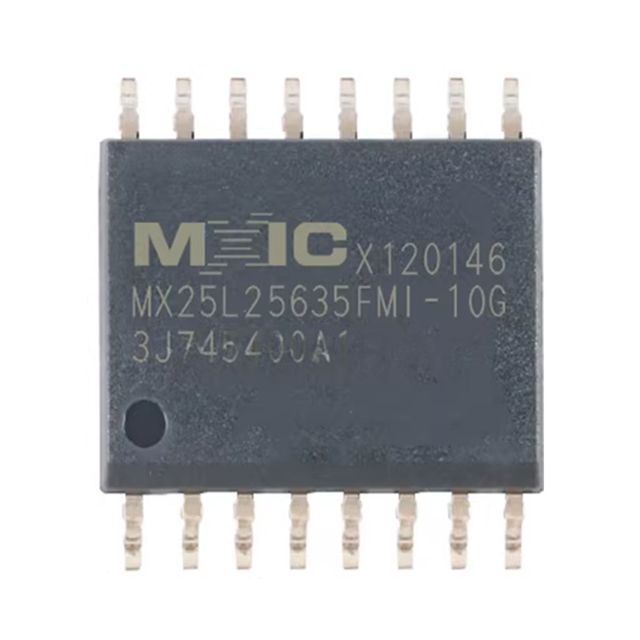 New and Original MX25L25635FMI-10G MX25L25635 Memory IC 256Mbit 32M X 8 133 MHz Serial Flash Storage 16-SOIC Integrated Circuit