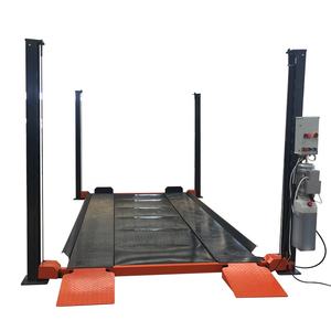 <span class=keywords><strong>Flota</strong></span> de autobuses comerciales que da servicio al elevador de vehículos de cuatro postes con sincronización hidráulica y sistema de parada de emergencia - Product Image 1