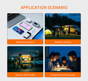 Convertisseur de puissance 1000 watts avec chargeur, convertisseur de puissance sinusoïdale et convertisseurs, puissance de pointe de 2000 watts - Product Image 4