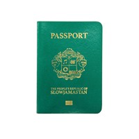 Livret de passeport en carton personnalisé avec impression numérique couleur, estampage à chaud, logo/design graphique sur mesure