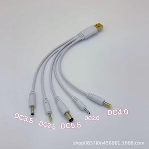 PC LAPTOP <span class=keywords><strong>USB</strong></span> <span class=keywords><strong>a</strong></span> 5WAY DC JACK <span class=keywords><strong>CABLE</strong></span> DE ALIMENTACIÓN CARGADOR Mini 2,5mm 3mm 3,5mm 4,0mm <span class=keywords><strong>ADAPTADOR</strong></span> - Product Image 2