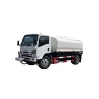 Nouveau camion arroseur d'eau en acier inoxydable 4X2 de la Chine 6 mètres cubes avec moteur diesel et pompe disponible à la vente