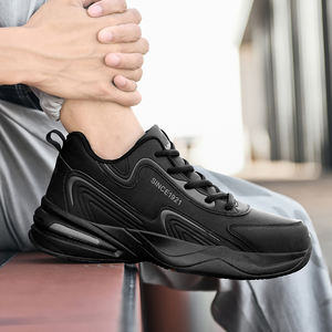 Zapatos Blancos Transpirables para Hombre, Zapatos Deportivos de Suela Gruesa Modernos y Versátiles para Hombre, Zapatos Casuales para Correr, Zapatos de Moda para Papá - Product Image 5