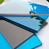 Plaque de polycarbonate hautement transparente, plaque solide, plaque de toiture résistante, fabriquée par le fabricant, matériau PC, offre un service de découpe