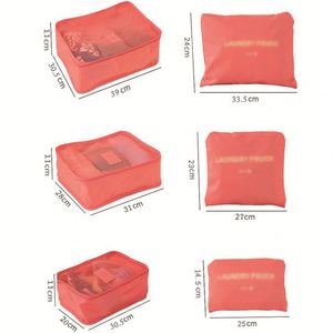 6PCS Voyage Organisateurs De Bagages Ensemble Vêtements Chaussures Emballage Valise Ensembles Compression Pochettes Ensemble - Product Image 5