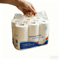 Fournisseurs de papier toilette écologique en pâte de bois vierge, rouleaux de papier toilette fin, vente en gros, matériau doux et délicat pour les toilettes publiques