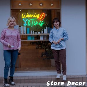Weenies และ tinies ป้ายไฟ LED รูปหัวใจรูปสุนัขร้อนและมาร์ตินี่ของตกแต่งงานวันเกิด - Product Image 5