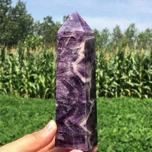 1 pièce, tour en améthyste naturelle, grande taille, tour en cristal de quartz, point de guérison, baguette pour la décoration Feng Shui - Product Image 4