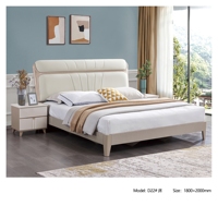 Ensemble de chambre à coucher moderne de luxe à prix direct usine, lit King/Queen Size extensible avec rangement personnalisé 5+ tiroirs, idéal pour hôtel