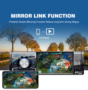 Sistema de audio estéreo para automóvil Din único de 4 pulgadas con reproductor de radio Carplay <span class=keywords><strong>MP3</strong></span> y MP5 Puerto USB incorporado y colocación de tablero de entrada AUX - Product Image 4