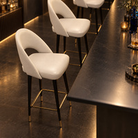 Tabouret haut de luxe personnalisé chaises de bar comptoir table à manger et ensemble de chaises pour restaurant meubles bar café