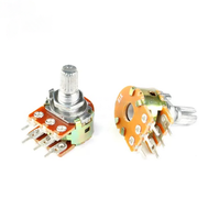 Potentiomètre simple et double WH148 B1K avec tolérance de 1 % et interrupteur, accessoires et fournitures électroniques