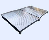 Disipador de calor hexagonal de aluminio extruido Boya de China para amplificador, grandes perfiles de aluminio extruido para láser de fibra