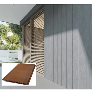 waterproof exterior 3d slat wall panel gray 3 mm waterproof for interior and exterior use in dubai