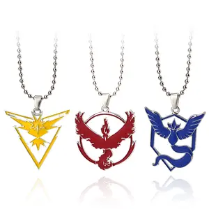 Trò Chơi Anime Pocket Monster Metal Team Valor Mystic Instinct Logo Vòng Cổ