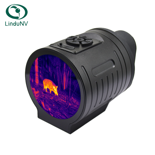 NETD 40mK Low-light Thermal Imaging Scope 320x240 12um Rangefinder 1200m for Hunting