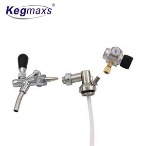Kegmaxs – distributeur de bière en acier inoxydable, lance avec <span class=keywords><strong>Kit</strong></span> de chargeur CO2 et robinet à tirage réglable <span class=keywords><strong>5L</strong></span> fût de bière - Product Image 4