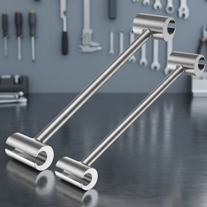 Clé à charnière solide en acier allié métrique à double extrémité pour ajustement de joint, outil d'installation auxiliaire pour porte coupe-feu et antivol OEM - Product Image 3