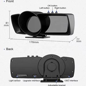 2 इंच 3.5 इंच 19*<span class=keywords><strong>12</strong></span>*9 सेमी मल्टीपल इंटरफेस ऑड जीपीएस डिस्प्ले स्पीडोमीटर स्मार्ट गेज ओबड 2 कार जीपीएस - Product Image 2