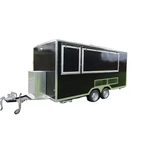 Outdoor Mobile Hot Dog Fast Food Truck Food Trailers Food Food Vending Cart Cozinhar Quiosque Para Venda EUA