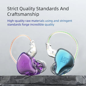 Écouteurs Intra-Auriculaires <span class=keywords><strong>KZ</strong></span> EDC avec Microphone HiFi et Réduction de Bruit, Casque Filaire Jack 3,5mm pour Sport, Musique, Gaming et Monitoring - Product Image 2