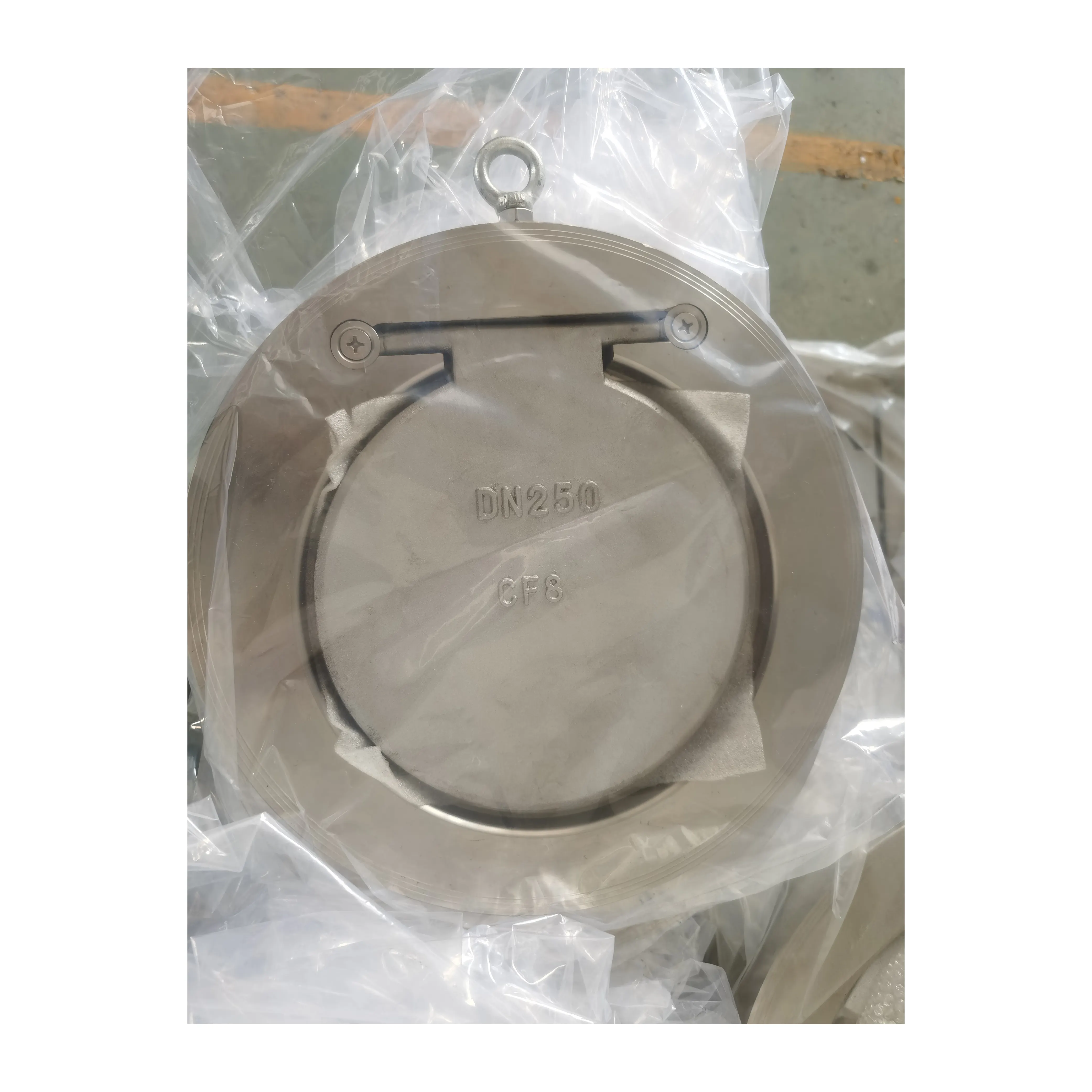 single plate soft sealing swing disc wafer check valve