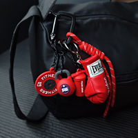 Nouveau porte-clés, accessoire de sac de sport, décoration gant de boxe, pendentif décoratif pour sac à haute valeur esthétique ND-ZY-6