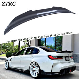Für BMW 3er G20 G28/G80 M3 PSM-Stil Echtcarbon-Heckspoiler Kofferraumflügel 2019-2025 - Product Image 1