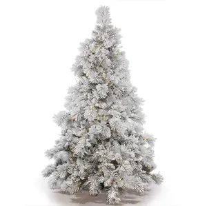 Beyaz gerçekçi kar yağışı Led türük satış yapay noel ağaçları ışık