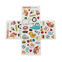 Autocollants en vinyle mignons imprimés personnalisés imperméables à l'eau pour baiser, étiquettes adhésives en plastique brillant en papier pour emballage de bougie